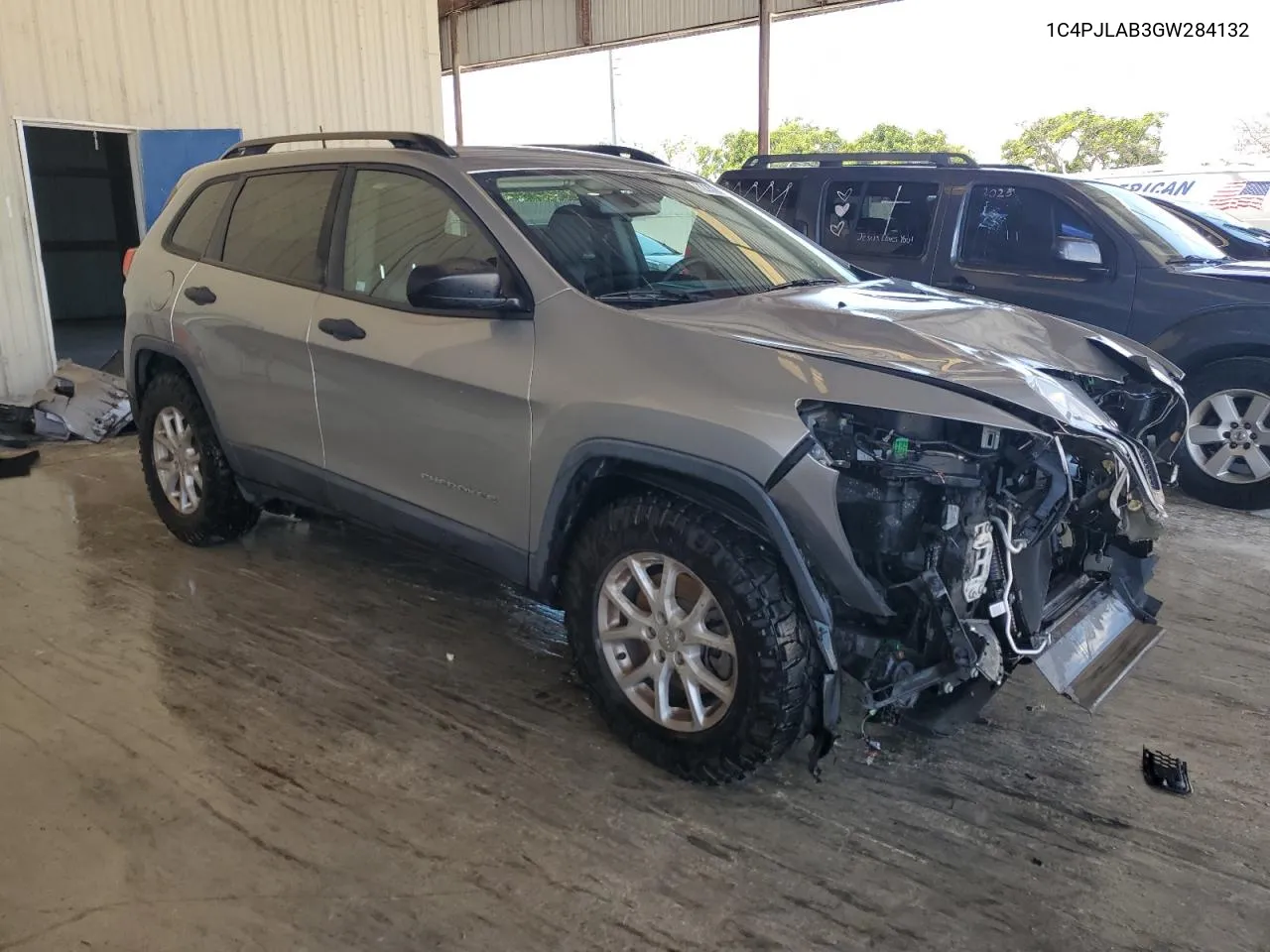 2016 Jeep Cherokee Sport VIN: 1C4PJLAB3GW284132 Lot: 72202574