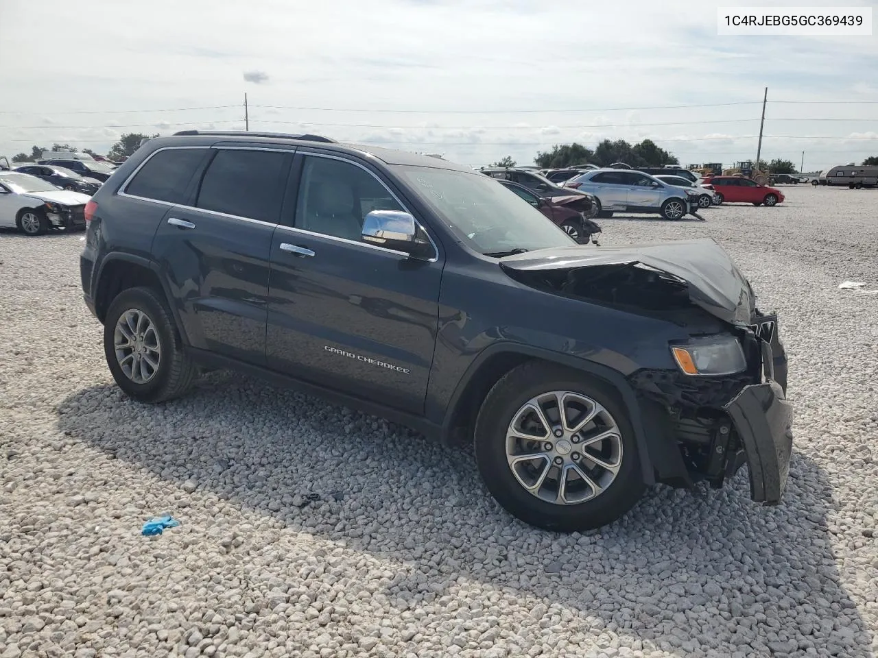 2016 Jeep Grand Cherokee Limited VIN: 1C4RJEBG5GC369439 Lot: 72253624