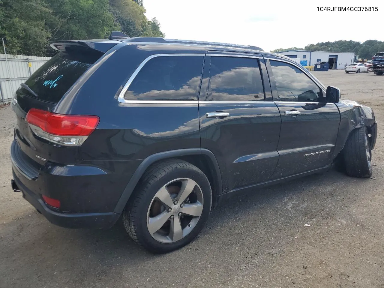 2016 Jeep Grand Cherokee Limited VIN: 1C4RJFBM4GC376815 Lot: 72263394