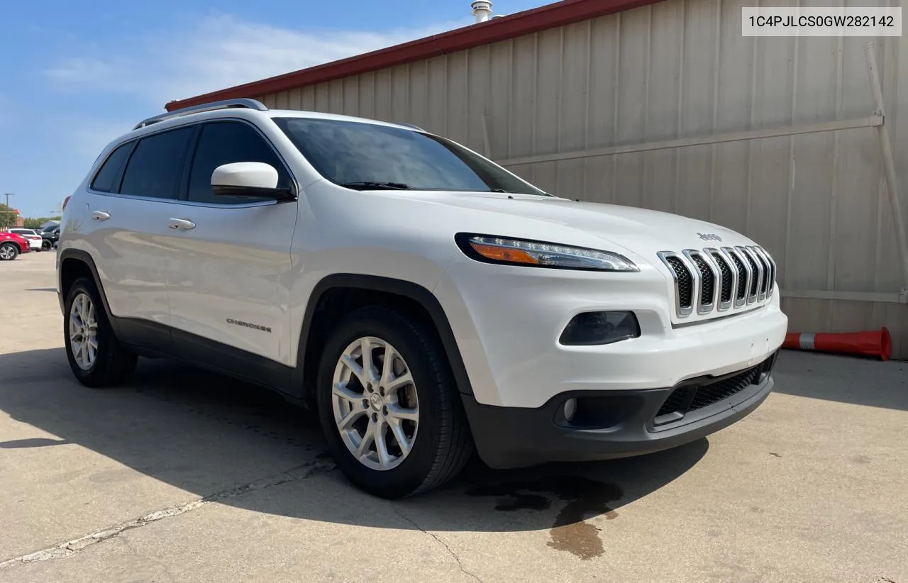 2016 Jeep Cherokee Latitude VIN: 1C4PJLCS0GW282142 Lot: 72374744