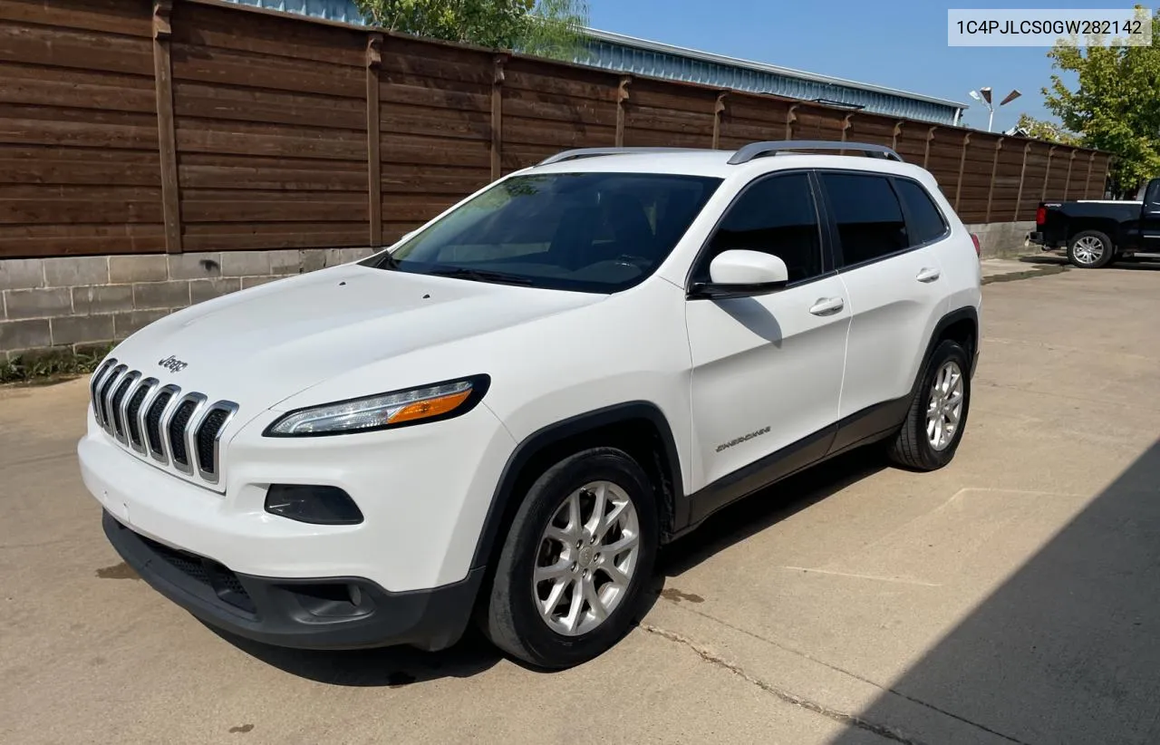 1C4PJLCS0GW282142 2016 Jeep Cherokee Latitude