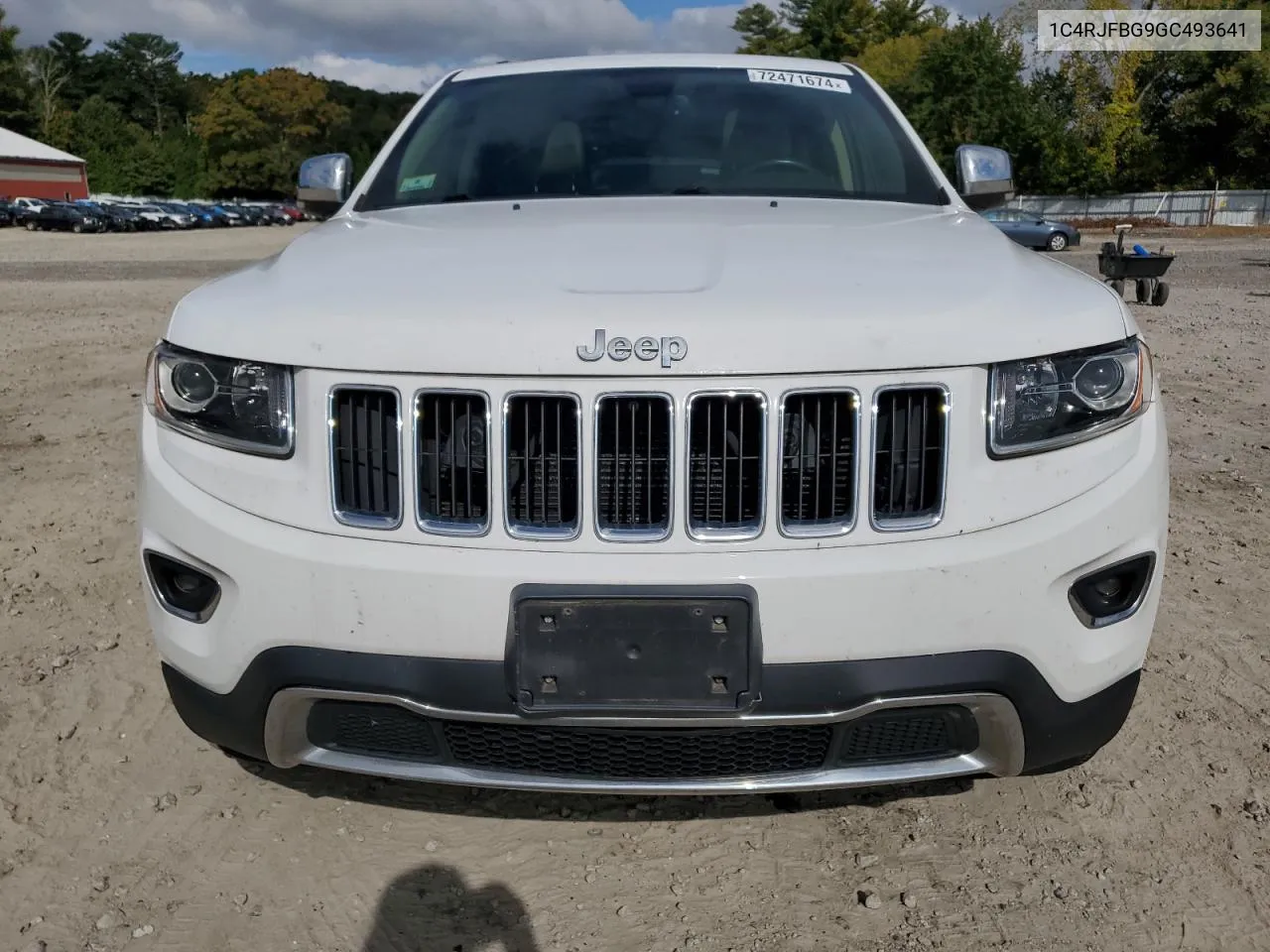 2016 Jeep Grand Cherokee Limited VIN: 1C4RJFBG9GC493641 Lot: 72471674