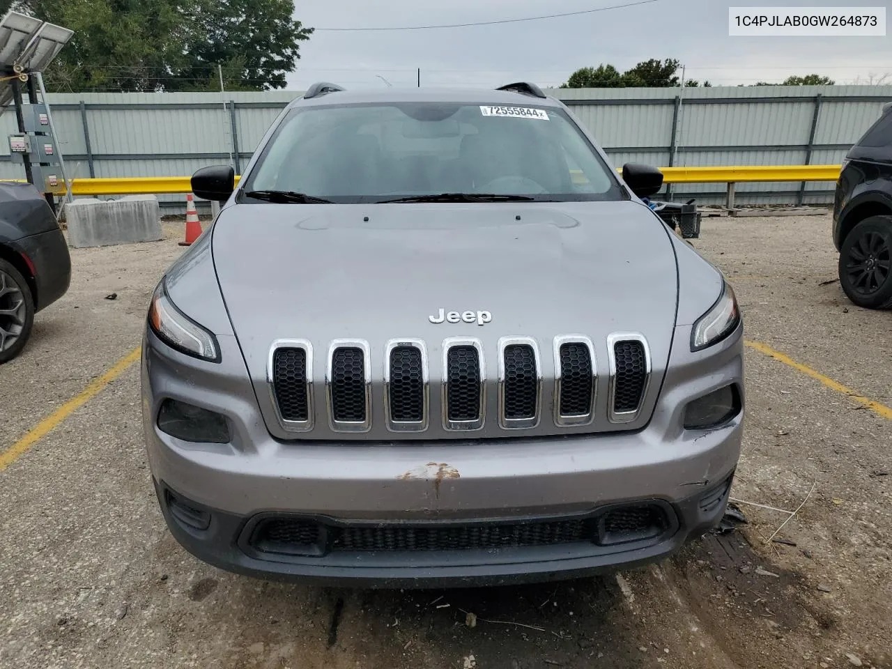 2016 Jeep Cherokee Sport VIN: 1C4PJLAB0GW264873 Lot: 72555844