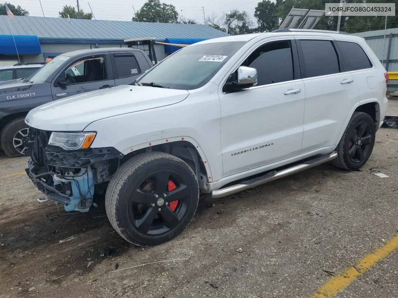 2016 Jeep Grand Cherokee Overland VIN: 1C4RJFCG8GC453324 Lot: 72721214