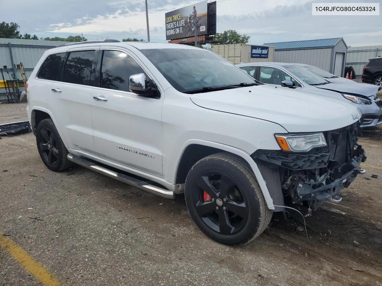 2016 Jeep Grand Cherokee Overland VIN: 1C4RJFCG8GC453324 Lot: 72721214