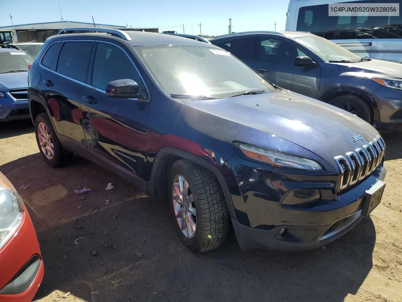 2016 Jeep Cherokee Limited VIN: 1C4PJMDS2GW328056 Lot: 72957764