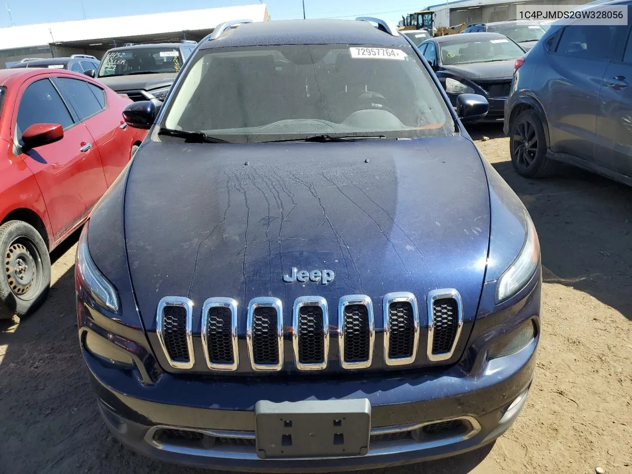 2016 Jeep Cherokee Limited VIN: 1C4PJMDS2GW328056 Lot: 72957764