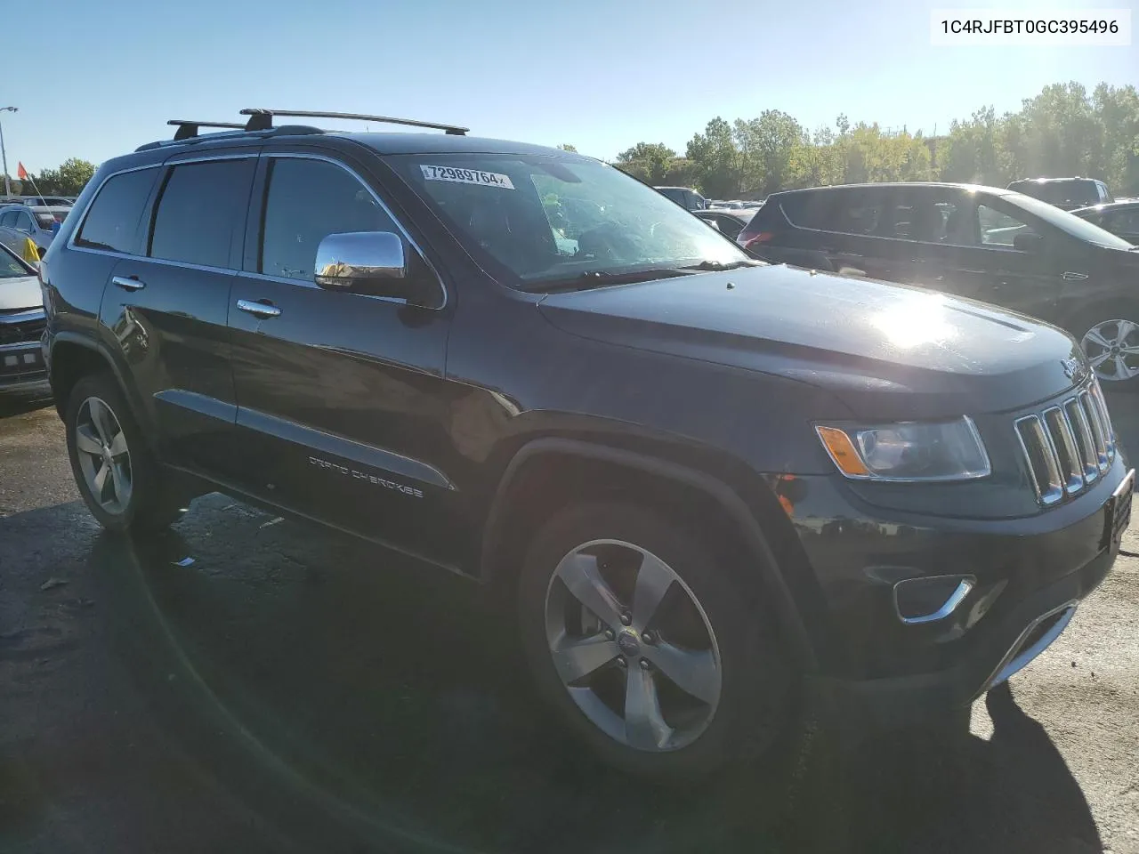 2016 Jeep Grand Cherokee Limited VIN: 1C4RJFBT0GC395496 Lot: 72989764