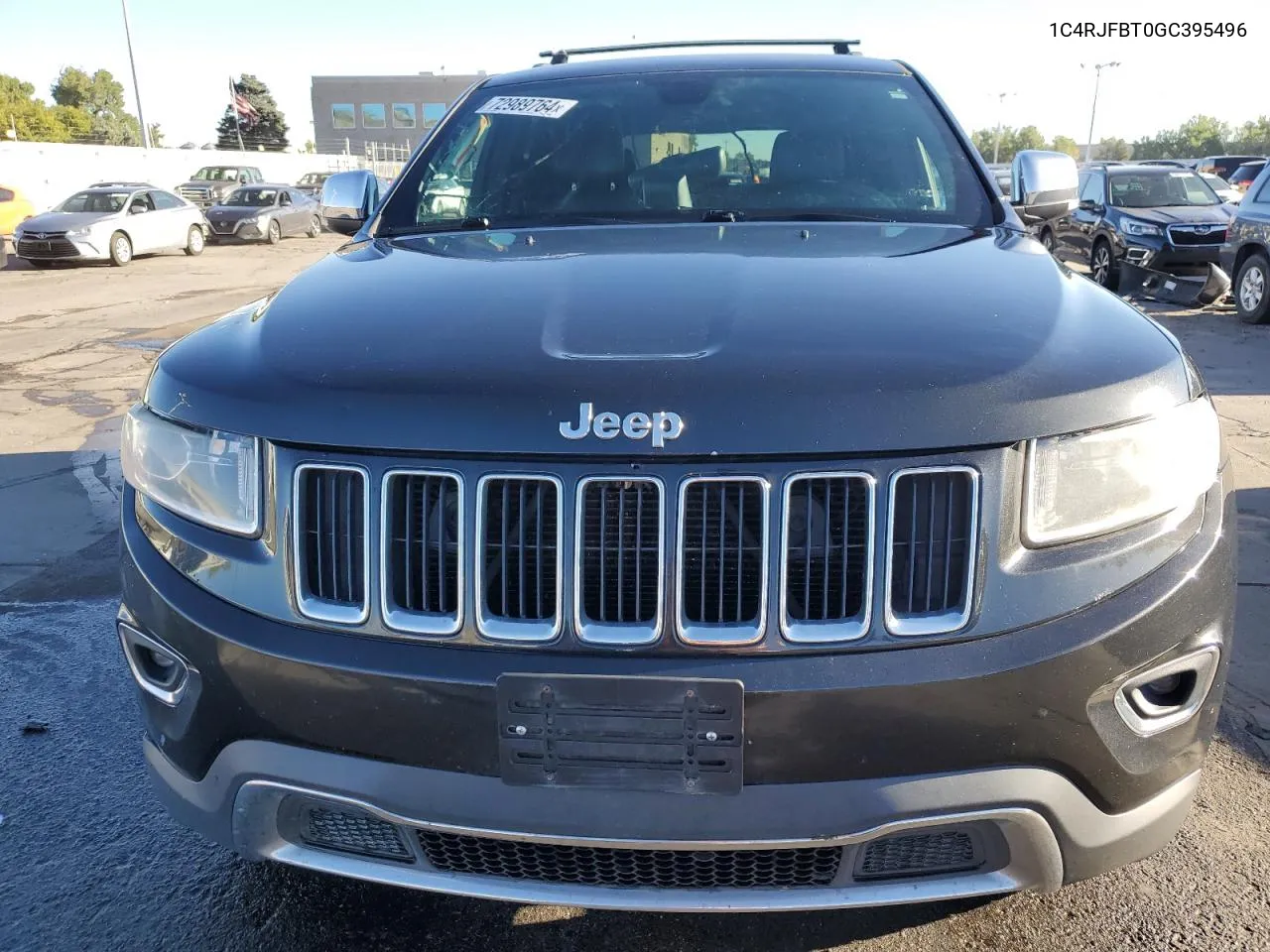 2016 Jeep Grand Cherokee Limited VIN: 1C4RJFBT0GC395496 Lot: 72989764