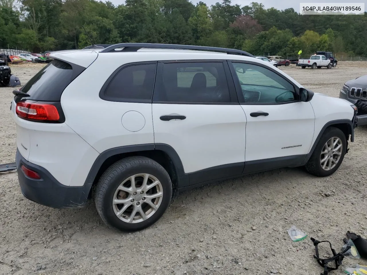 2016 Jeep Cherokee Sport VIN: 1C4PJLAB4GW189546 Lot: 73002434