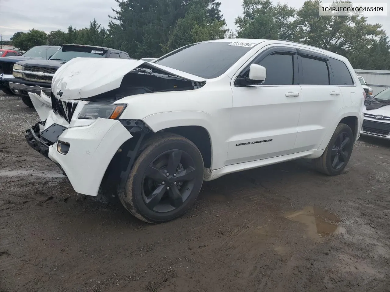 2016 Jeep Grand Cherokee Overland VIN: 1C4RJFCGXGC465409 Lot: 73176794