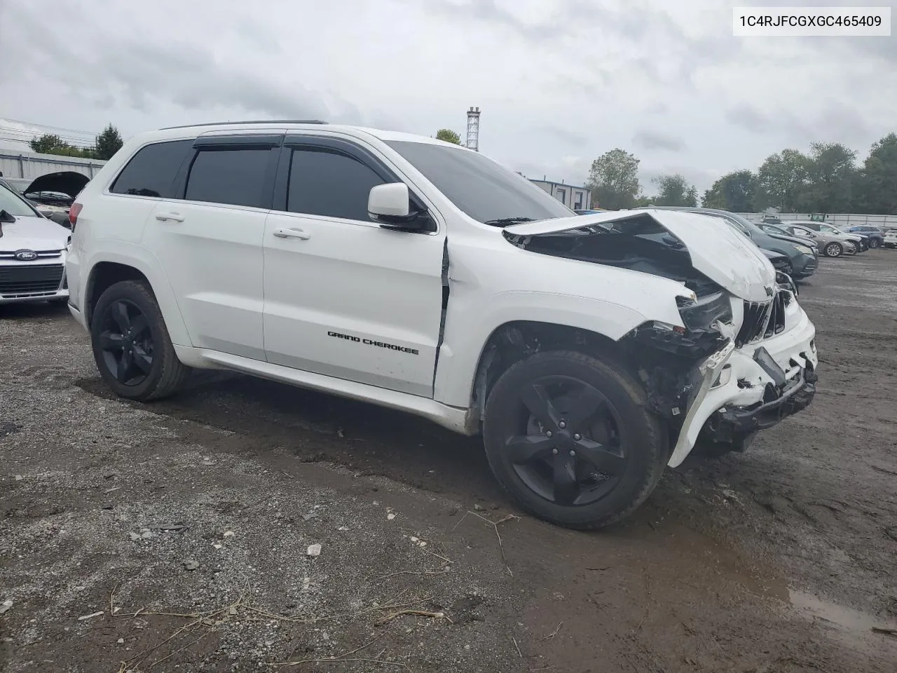 2016 Jeep Grand Cherokee Overland VIN: 1C4RJFCGXGC465409 Lot: 73176794