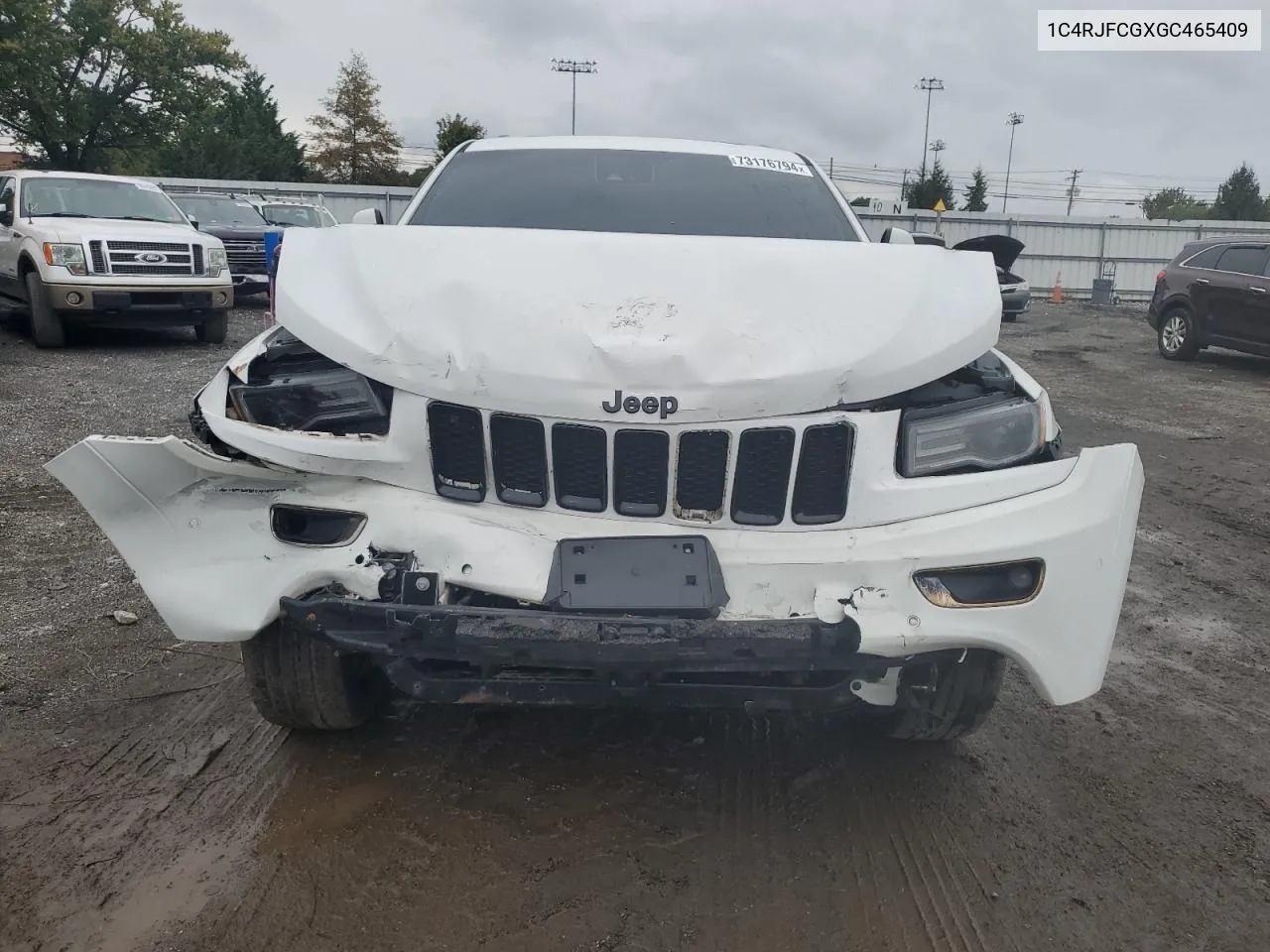 1C4RJFCGXGC465409 2016 Jeep Grand Cherokee Overland