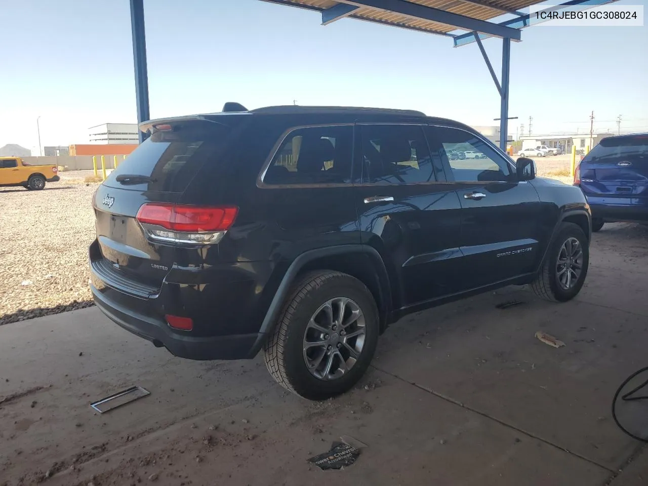 1C4RJEBG1GC308024 2016 Jeep Grand Cherokee Limited