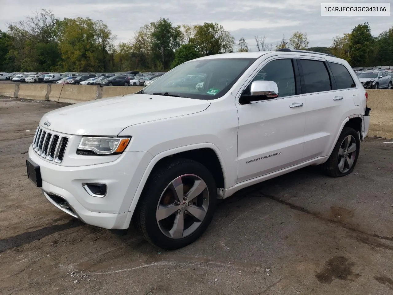 1C4RJFCG3GC343166 2016 Jeep Grand Cherokee Overland