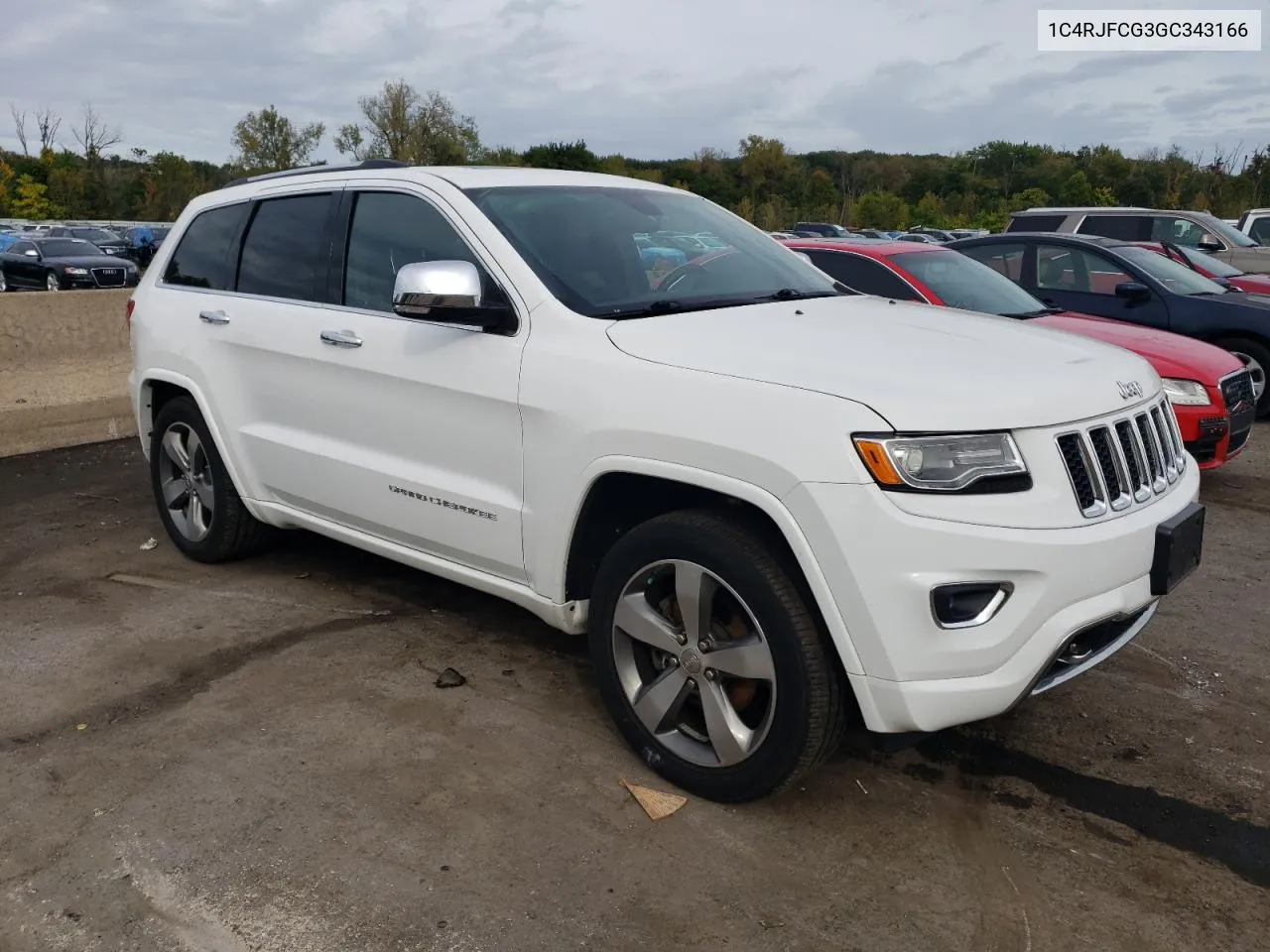 2016 Jeep Grand Cherokee Overland VIN: 1C4RJFCG3GC343166 Lot: 73279884