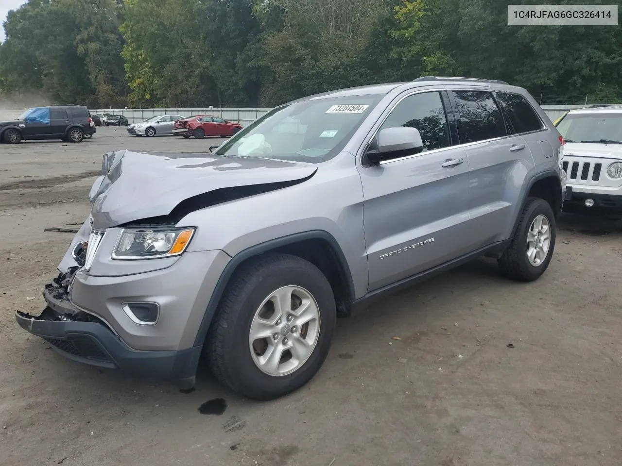 2016 Jeep Grand Cherokee Laredo VIN: 1C4RJFAG6GC326414 Lot: 73284504