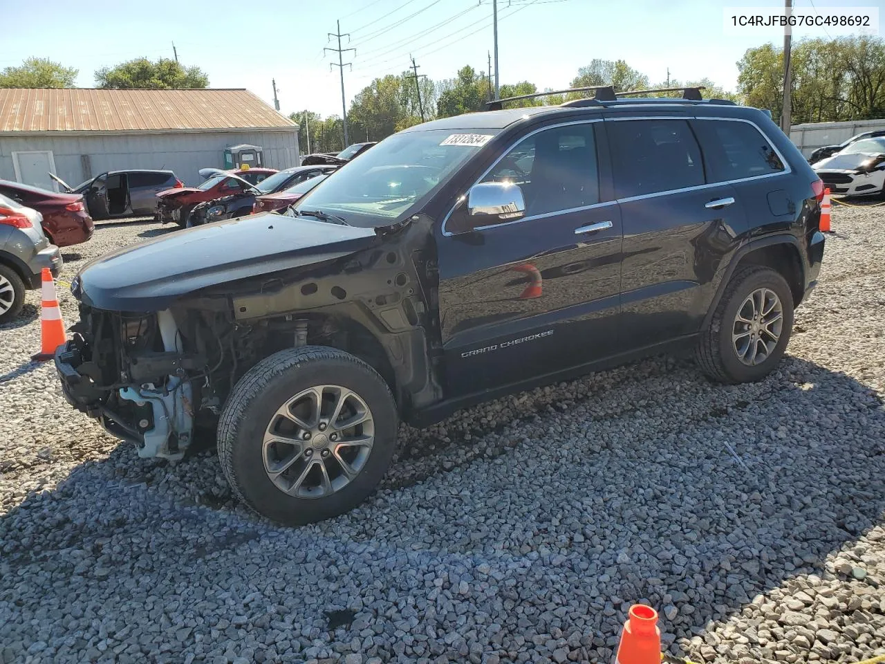 2016 Jeep Grand Cherokee Limited VIN: 1C4RJFBG7GC498692 Lot: 73312634