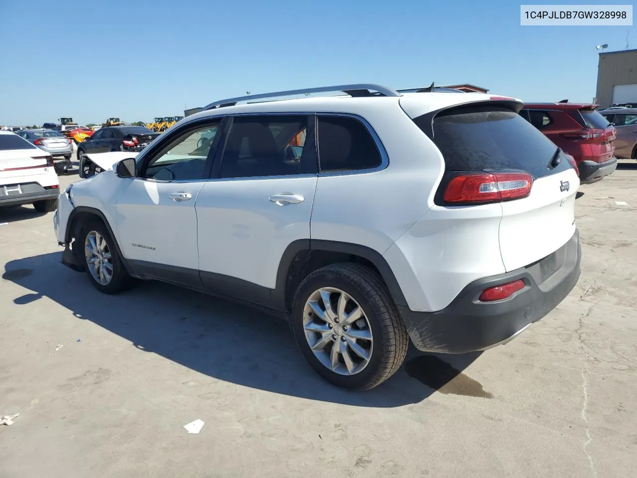 2016 Jeep Cherokee Limited VIN: 1C4PJLDB7GW328998 Lot: 73339094