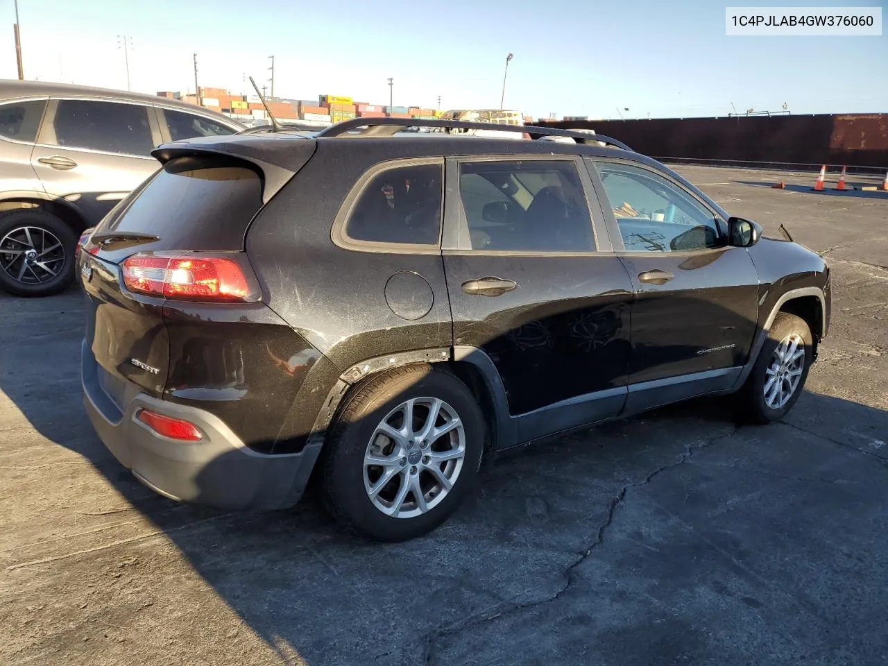 2016 Jeep Cherokee Sport VIN: 1C4PJLAB4GW376060 Lot: 73382844