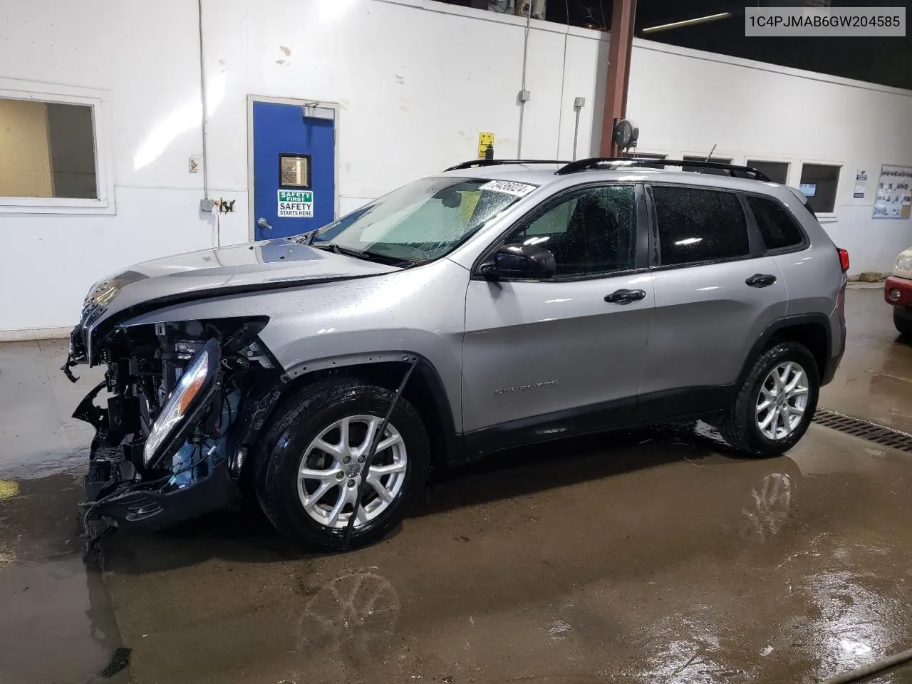 1C4PJMAB6GW204585 2016 Jeep Cherokee Sport