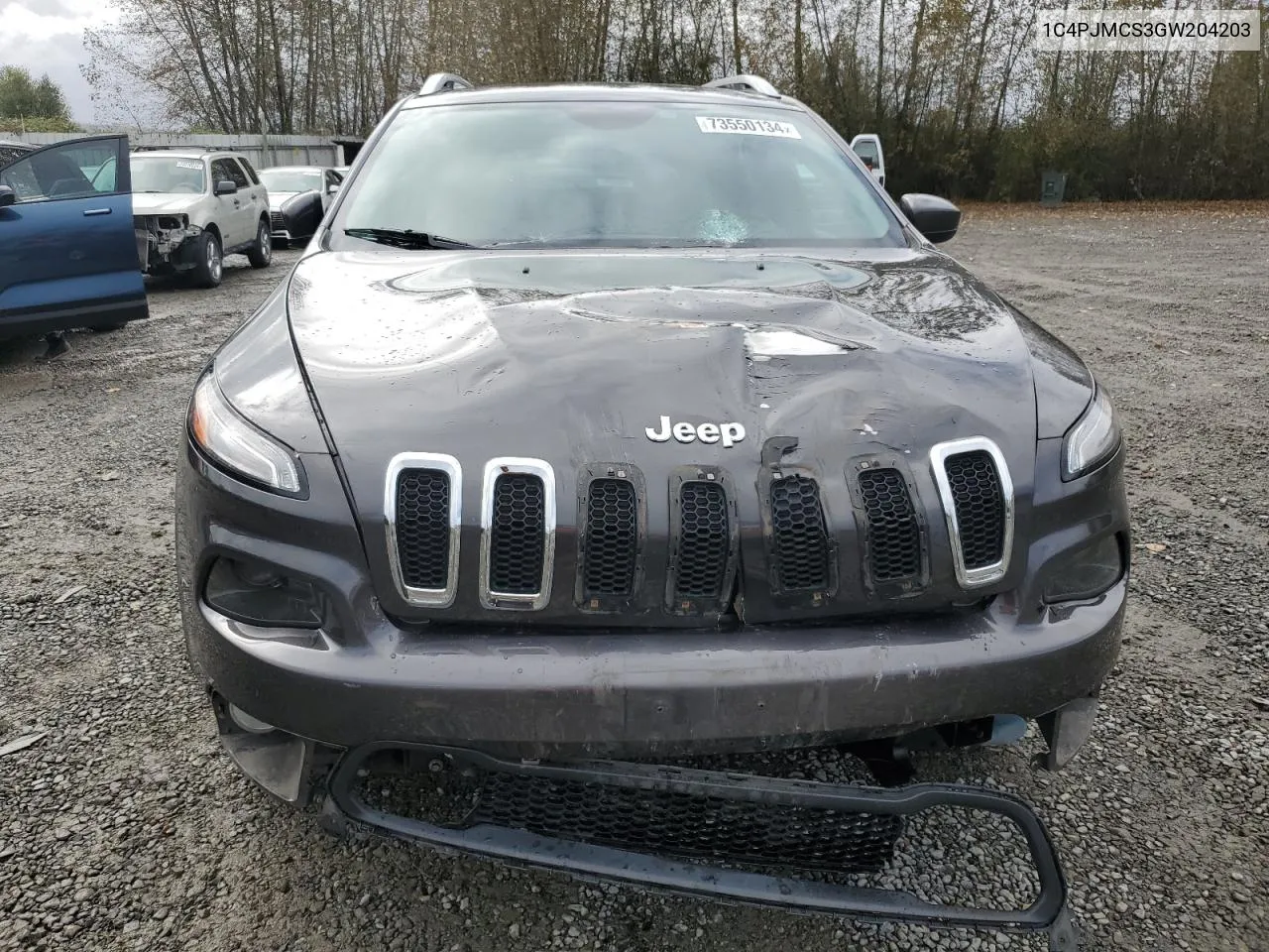 1C4PJMCS3GW204203 2016 Jeep Cherokee Latitude