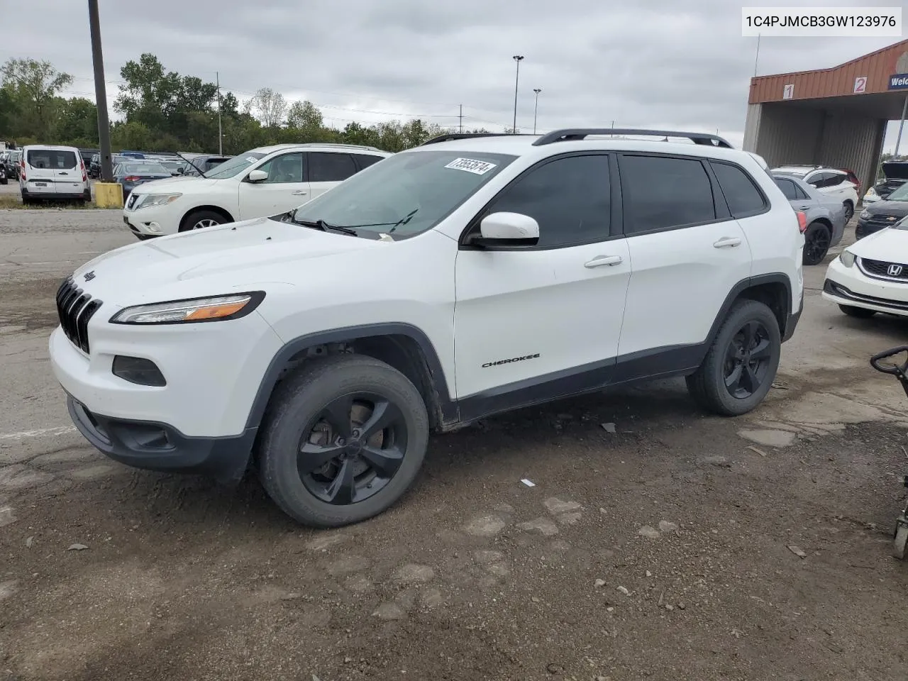 2016 Jeep Cherokee Latitude VIN: 1C4PJMCB3GW123976 Lot: 73553574