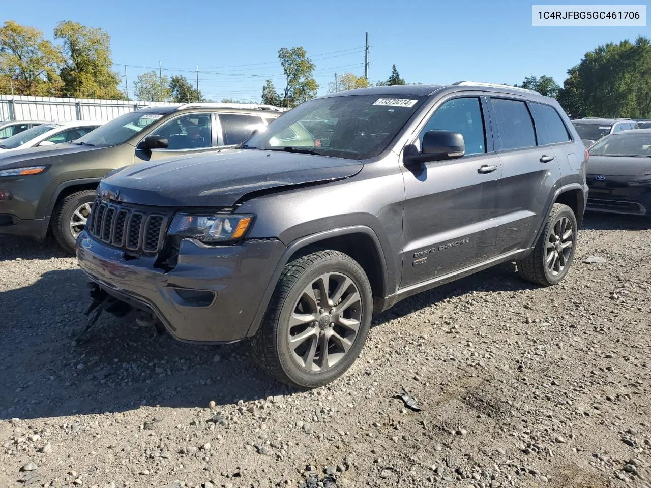 2016 Jeep Grand Cherokee Limited VIN: 1C4RJFBG5GC461706 Lot: 73579274