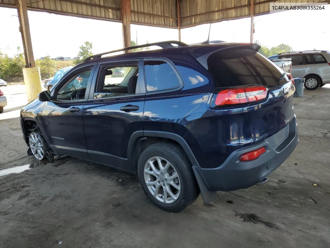 2016 Jeep Cherokee Sport VIN: 1C4PJLAB3GW355264 Lot: 73592054