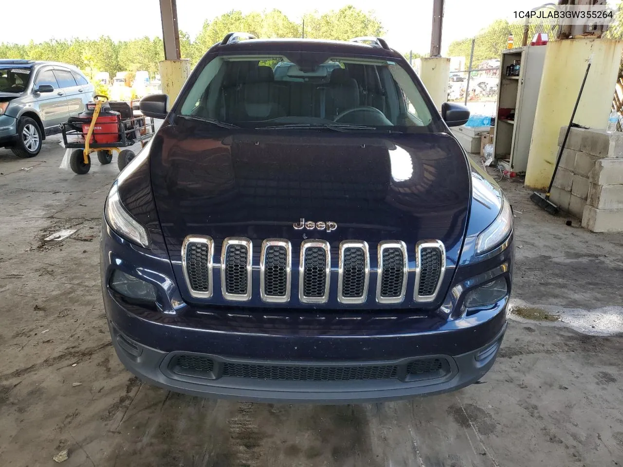 2016 Jeep Cherokee Sport VIN: 1C4PJLAB3GW355264 Lot: 73592054