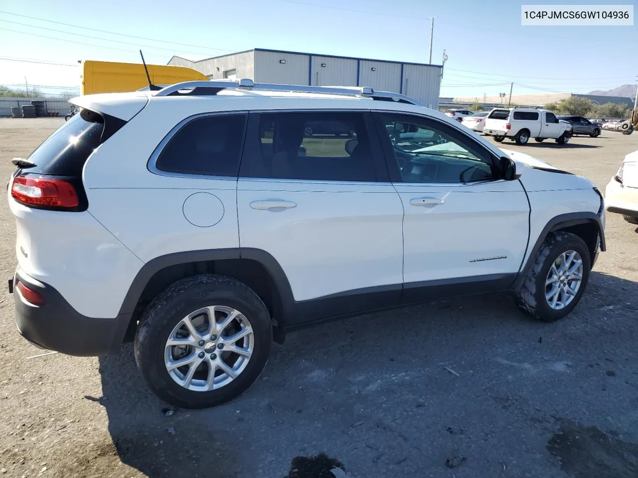 2016 Jeep Cherokee Latitude VIN: 1C4PJMCS6GW104936 Lot: 73612764