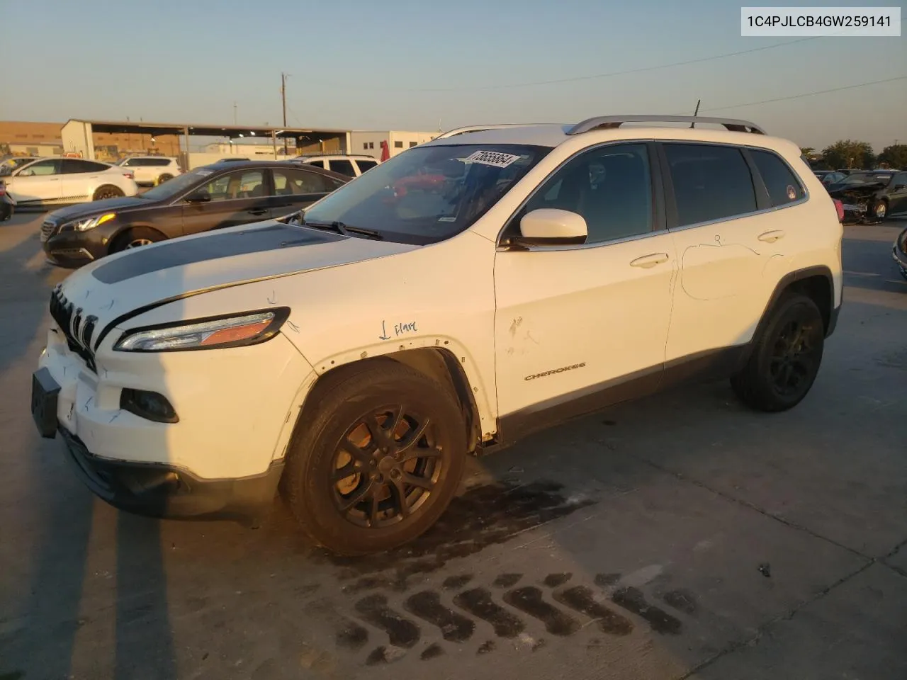 2016 Jeep Cherokee Latitude VIN: 1C4PJLCB4GW259141 Lot: 73655864