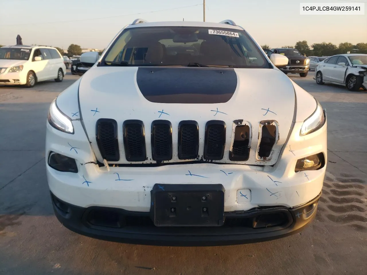 1C4PJLCB4GW259141 2016 Jeep Cherokee Latitude