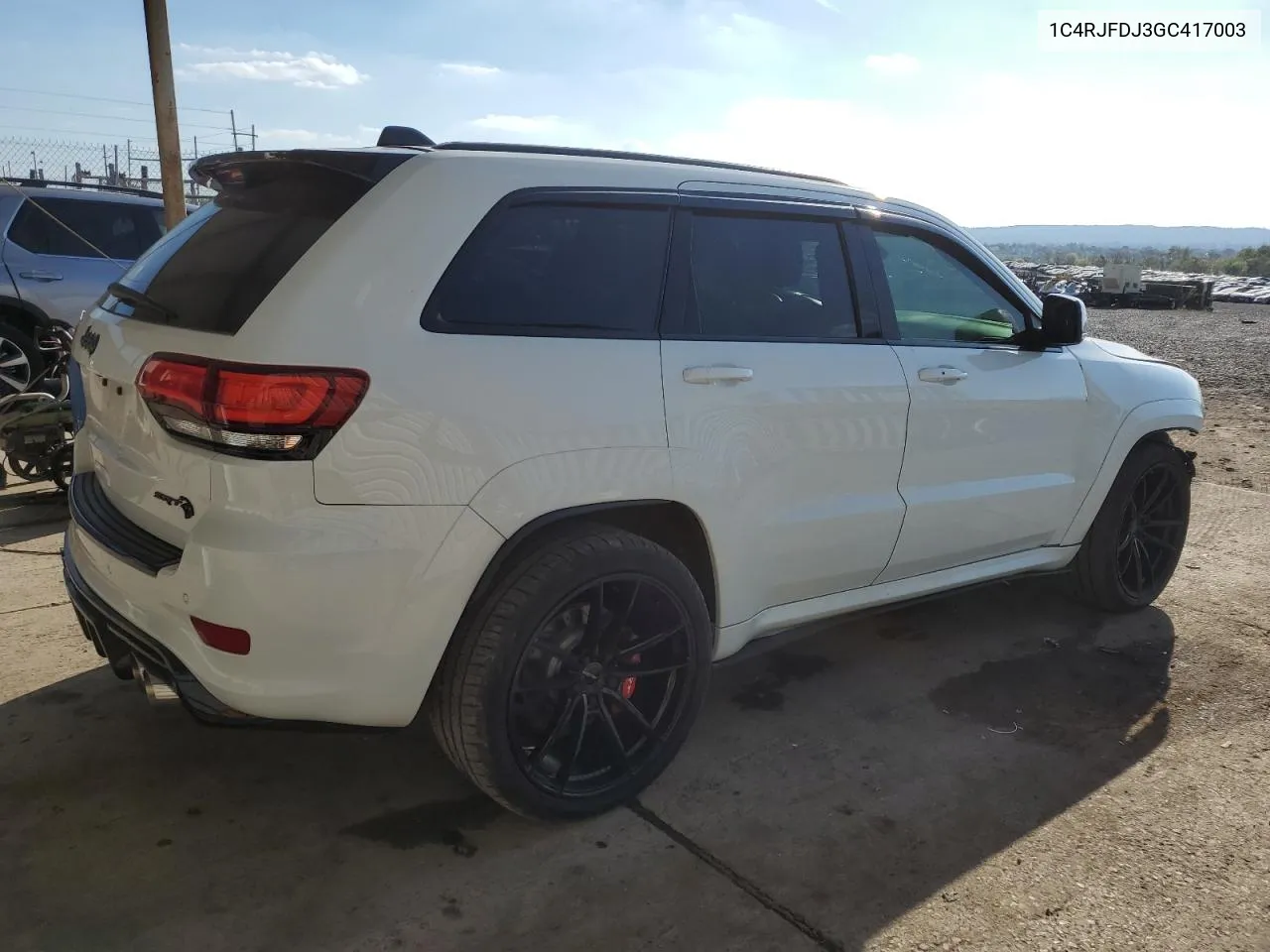 2016 Jeep Grand Cherokee Srt-8 VIN: 1C4RJFDJ3GC417003 Lot: 73745934