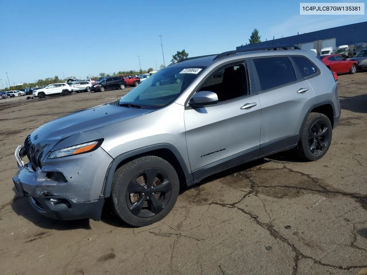 1C4PJLCB7GW135381 2016 Jeep Cherokee Latitude