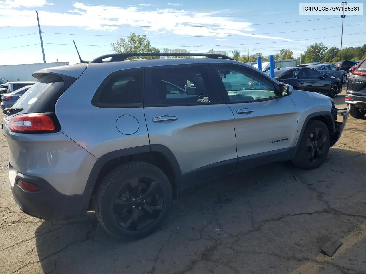 2016 Jeep Cherokee Latitude VIN: 1C4PJLCB7GW135381 Lot: 73769844