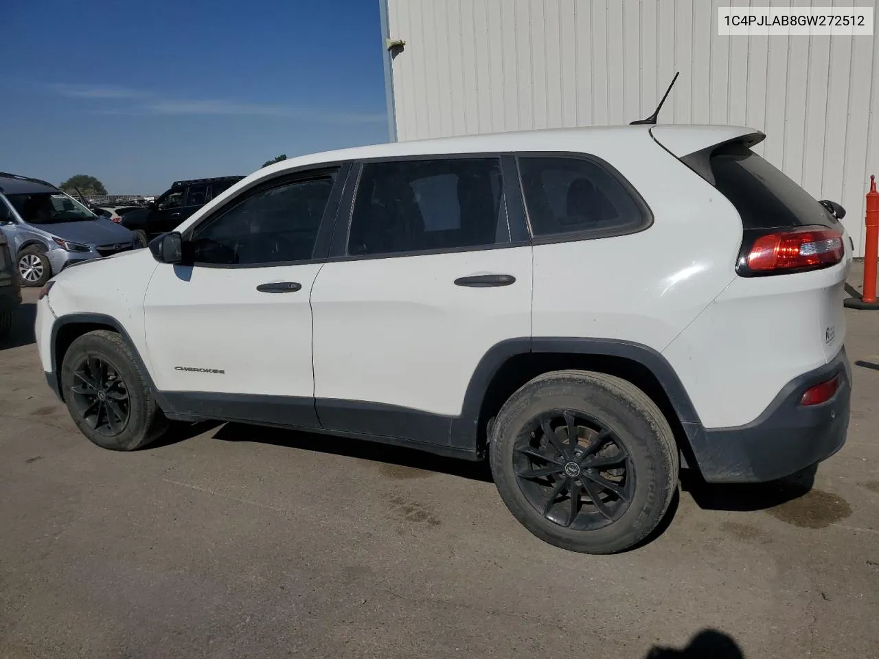 2016 Jeep Cherokee Sport VIN: 1C4PJLAB8GW272512 Lot: 73781994