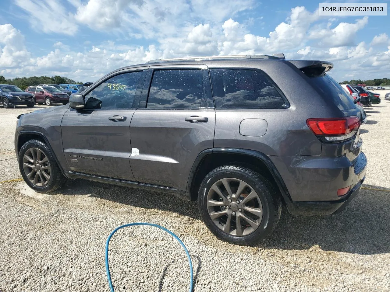 2016 Jeep Grand Cherokee Limited VIN: 1C4RJEBG7GC351833 Lot: 73836434