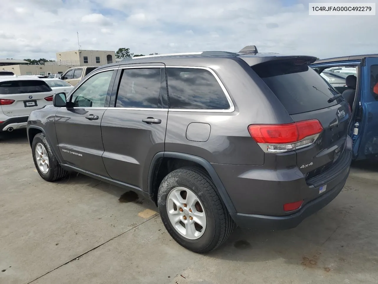 2016 Jeep Grand Cherokee Laredo VIN: 1C4RJFAG0GC492279 Lot: 73956974