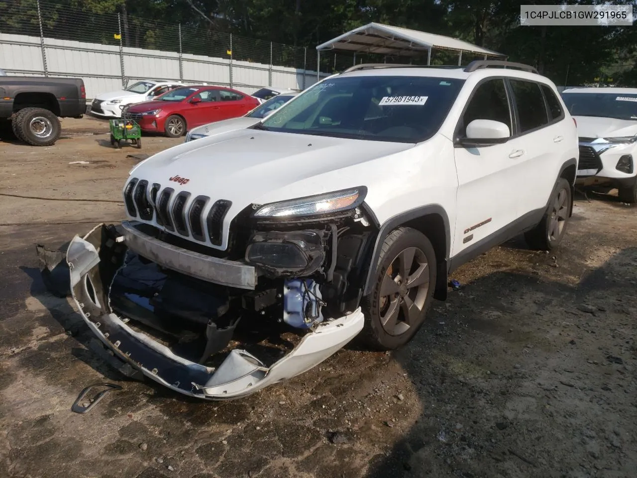 2016 Jeep Cherokee L VIN: 1C4PJLCB1GW291965 Lot: 74450454