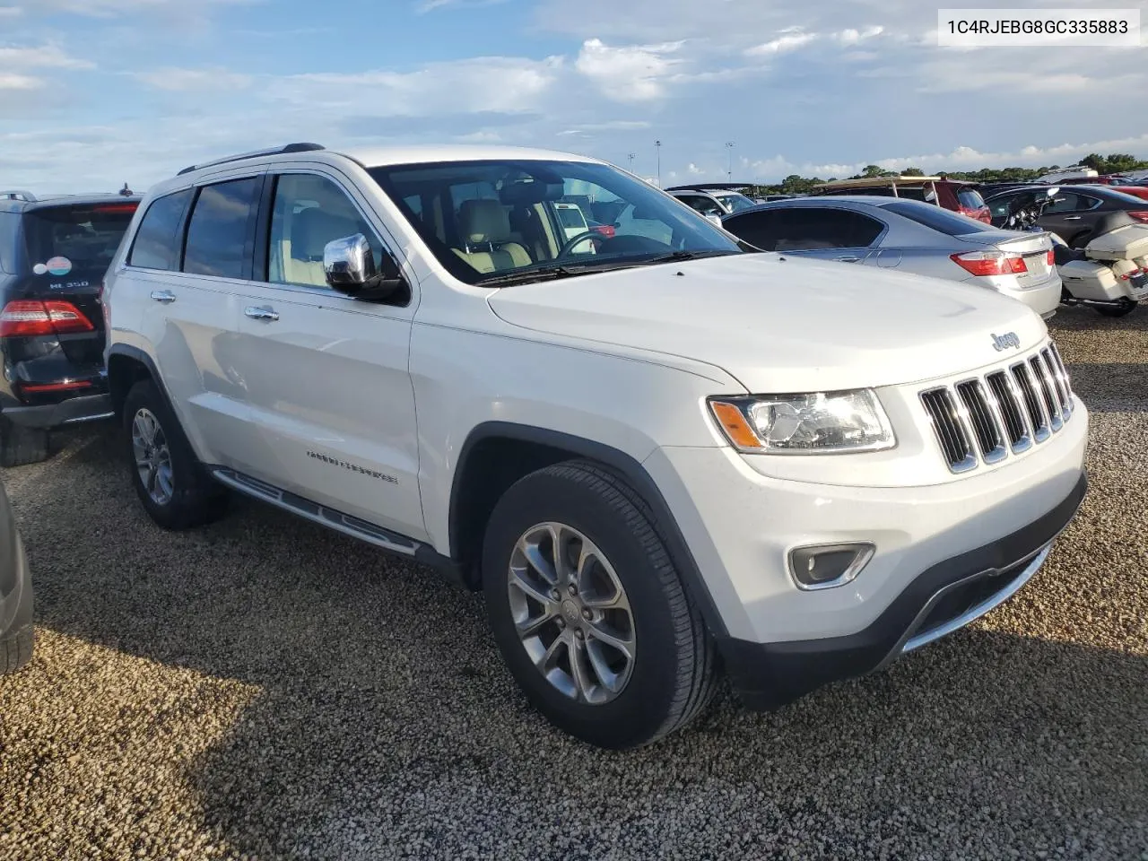 2016 Jeep Grand Cherokee Limited VIN: 1C4RJEBG8GC335883 Lot: 74452294