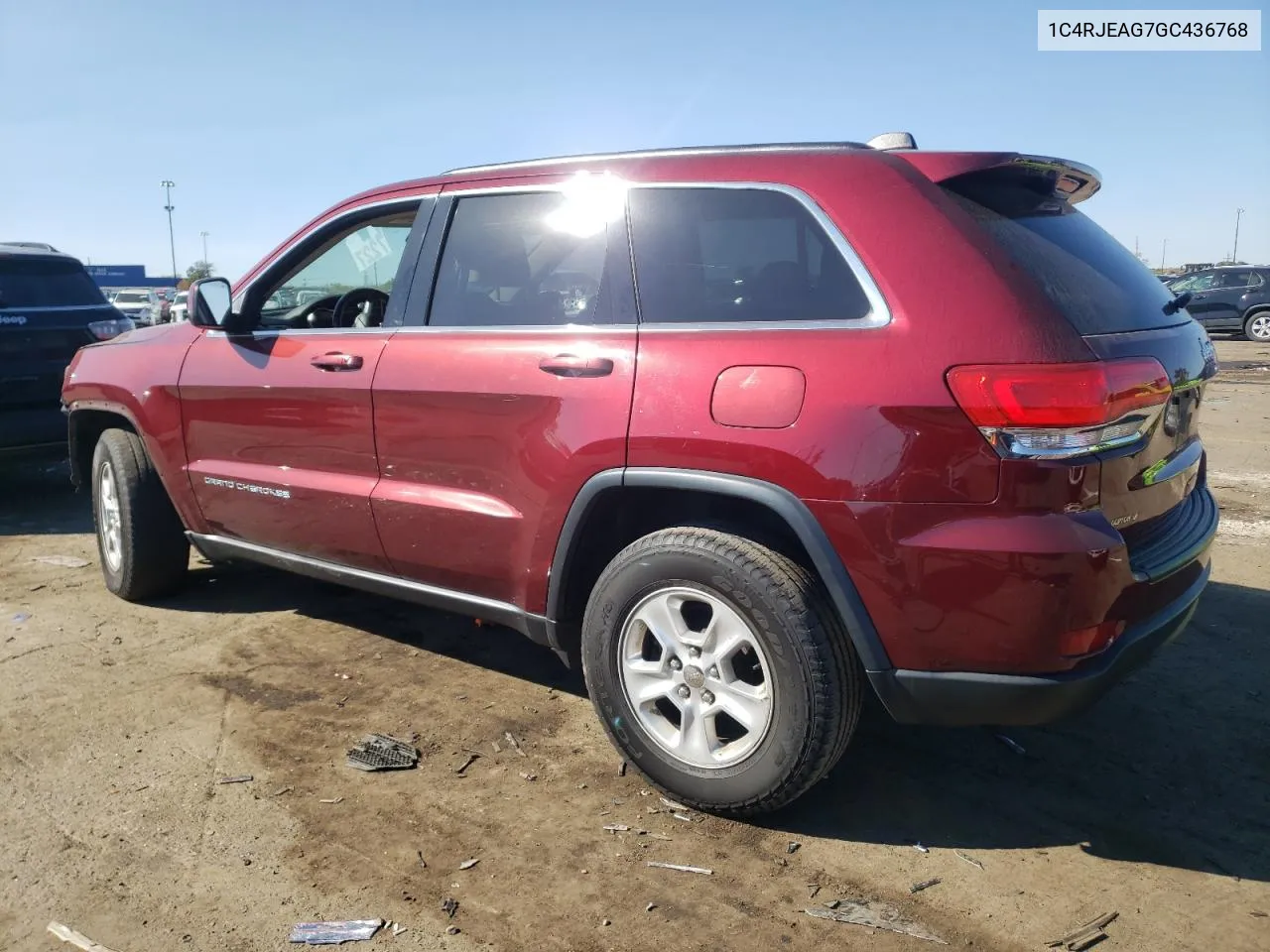 2016 Jeep Grand Cherokee Laredo VIN: 1C4RJEAG7GC436768 Lot: 74714334