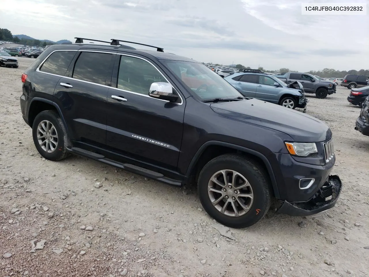 2016 Jeep Grand Cherokee Limited VIN: 1C4RJFBG4GC392832 Lot: 74758124