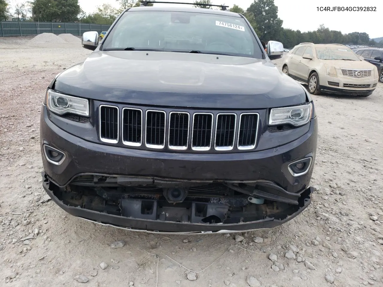 2016 Jeep Grand Cherokee Limited VIN: 1C4RJFBG4GC392832 Lot: 74758124