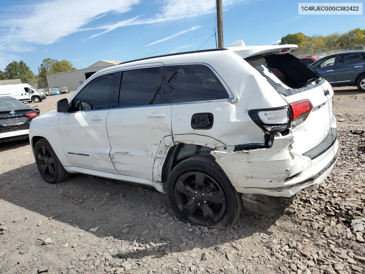 2016 Jeep Grand Cherokee Overland VIN: 1C4RJECG0GC382422 Lot: 74855844