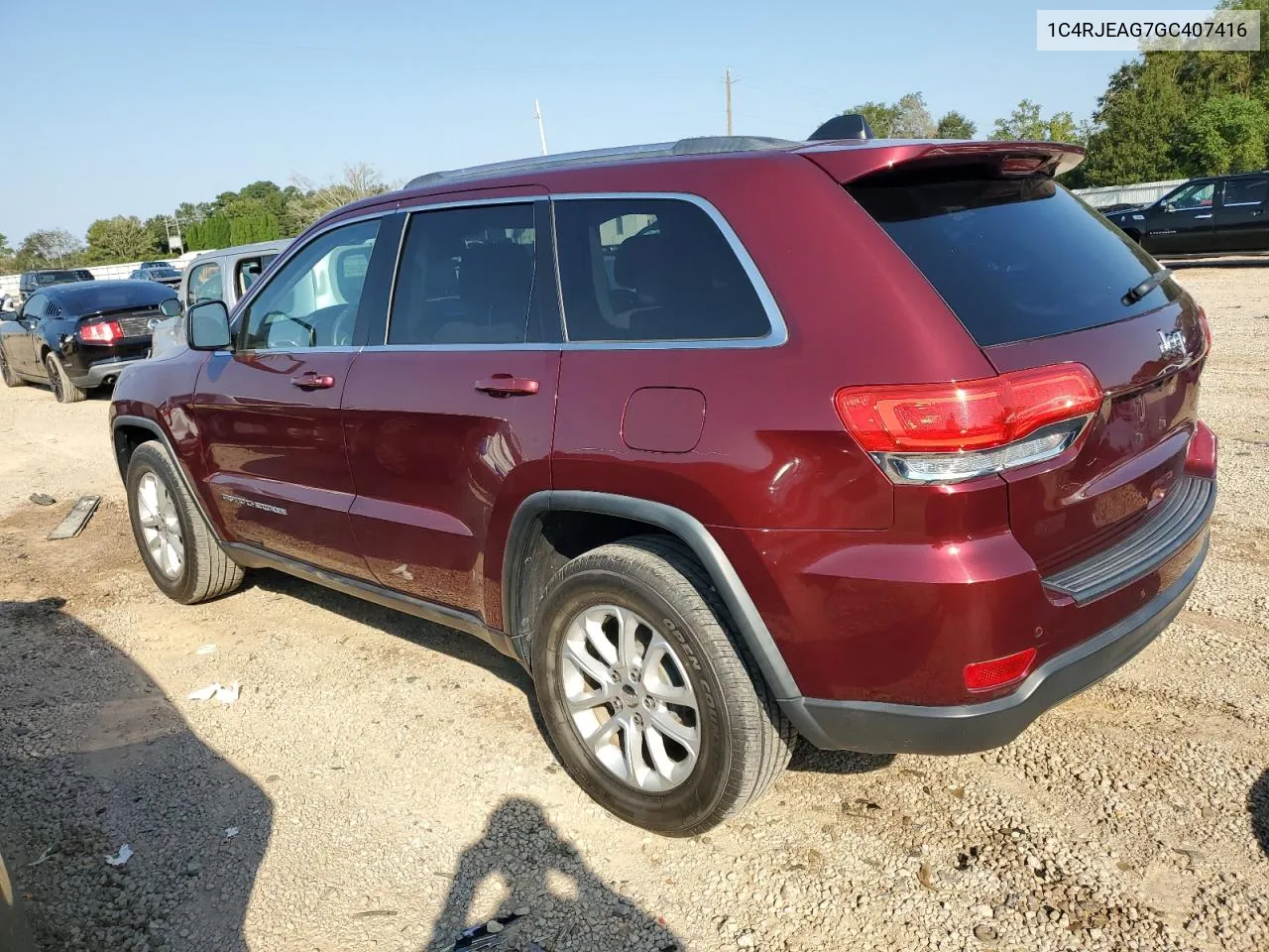 2016 Jeep Grand Cherokee Laredo VIN: 1C4RJEAG7GC407416 Lot: 74918174