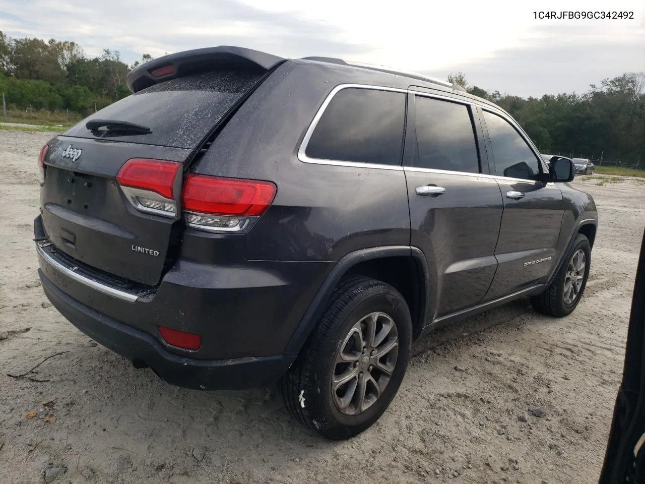 2016 Jeep Grand Cherokee Limited VIN: 1C4RJFBG9GC342492 Lot: 75071184