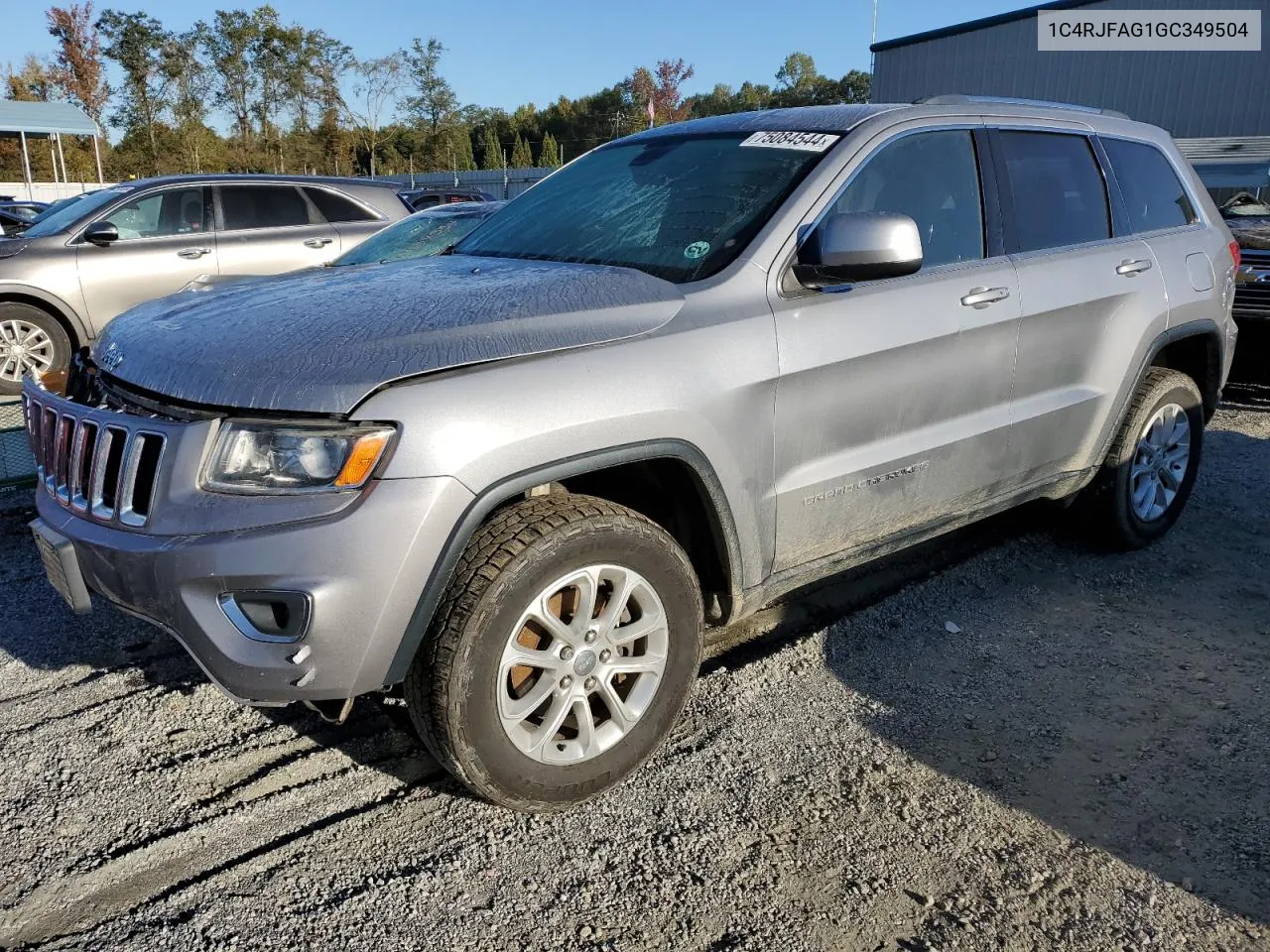 2016 Jeep Grand Cherokee Laredo VIN: 1C4RJFAG1GC349504 Lot: 75084544