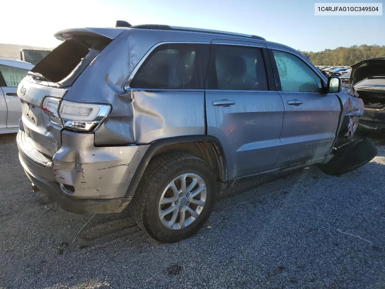 2016 Jeep Grand Cherokee Laredo VIN: 1C4RJFAG1GC349504 Lot: 75084544