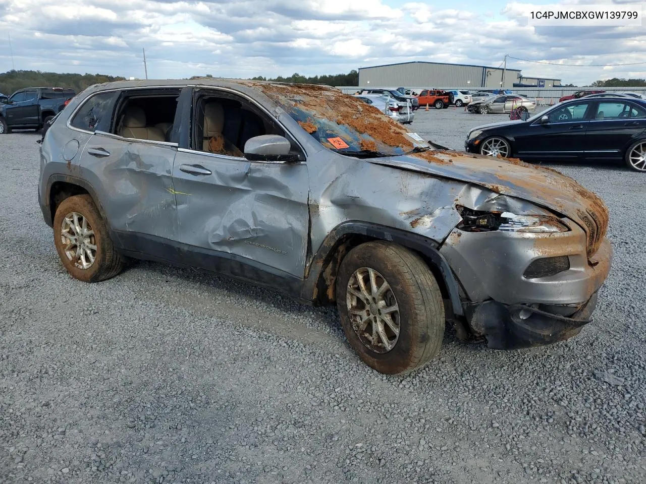 2016 Jeep Cherokee Latitude VIN: 1C4PJMCBXGW139799 Lot: 75119034